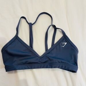Gymshark Blue grey minimal Sports Bra
